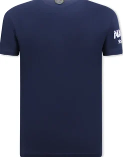 T-shirt Heren - King Pablo Escobar - Blauw