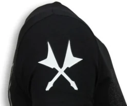 T-shirt Heren - Kiss My Mickey - Zwart