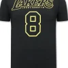T-shirt Heren - Lakers Bryant 8 - Zwart