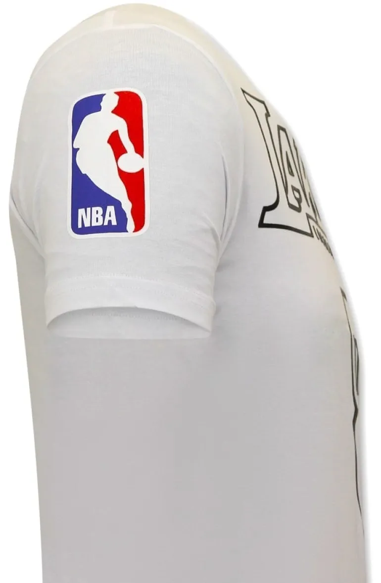 T-shirt Heren - Lakers Bryant 8 - Wit
