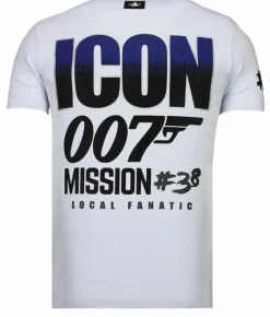 T-shirt Heren - Like A Boss - Wit