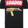 T-shirt Heren - Loaded Gun - Zwart