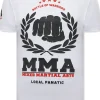 T-shirt Heren - MMA Fighter - Wit