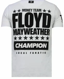 T-shirt Heren - Money Team Champion - Wit