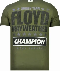 T-shirt Heren - Money Team Champion - Groen