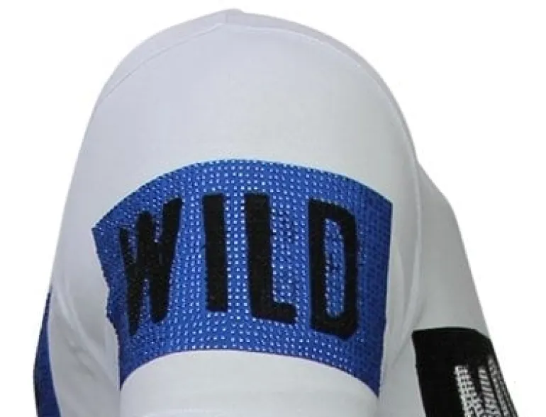 T-shirt Heren - Monster Party - Wit