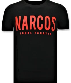 T-shirt Heren - Narcos - Zwart