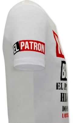 T-shirt Heren - Narcos Billionaire - Wit