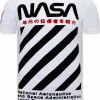 T-shirt Heren - NASA - Wit