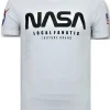 T-shirt Heren - NASA - Wit