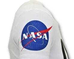T-shirt Heren - NASA - Wit