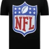 T-shirt Heren - NFL Football Teams - Zwart
