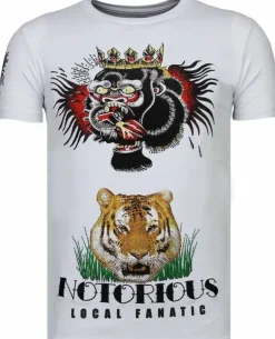 T-shirt Heren - Notorious Tattoo - Wit