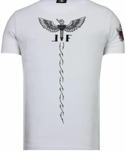 T-shirt Heren - Notorious Tattoo - Wit