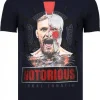 T-shirt Heren - Notorious Warrior - Blauw