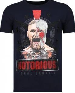 T-shirt Heren - Notorious Warrior - Blauw