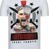 T-shirt Heren - Notorious Warrior - Wit