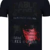 T-shirt Heren - Pablo Escobar Narcos - Blauw