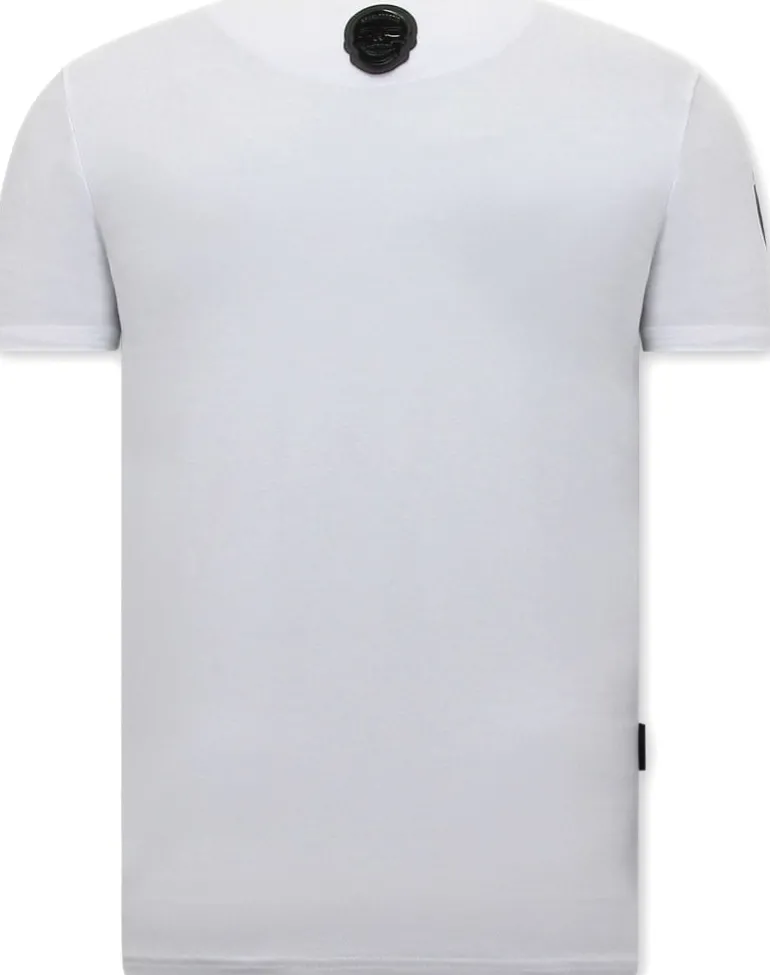 T-shirt Heren - Pablo Escobar - Wit