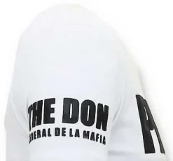 T-shirt Heren - Padrino Corleone - Wit