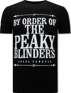 T-shirt Heren - Peaky Blinders - Zwart