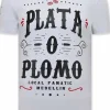 T-shirt Heren - Plata O Plomo - Wit