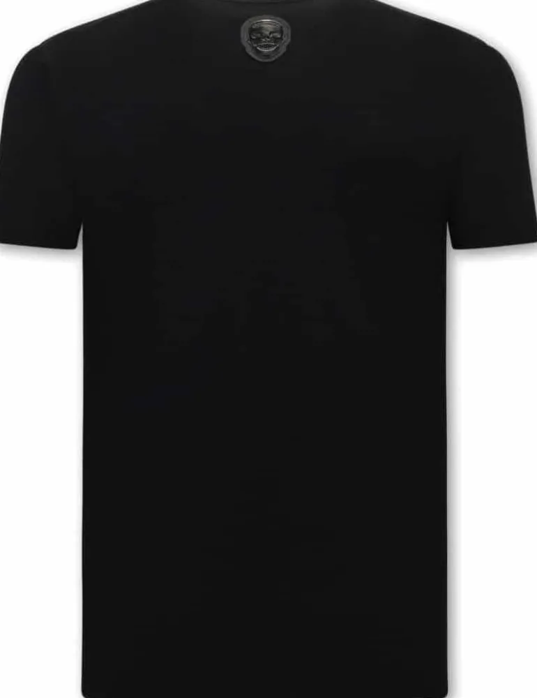 T-shirt Heren - Plata O Plomo - Zwart