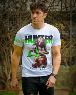 T-shirt Heren - Predator Hunter - Wit