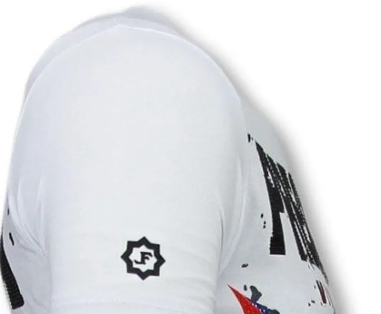 T-shirt Heren - Presidente - Wit