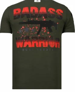 T-shirt Heren - Punisher Mickey - Groen