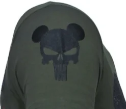 T-shirt Heren - Punisher Mickey - Groen