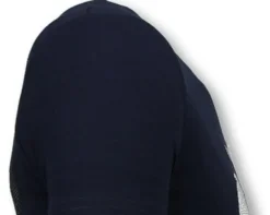 T-shirt Heren - Pussy Cat - Blauw