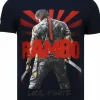 T-shirt Heren - Rambo - Blauw