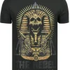 T-shirt Heren - Rebel Pharaoh - Zwart