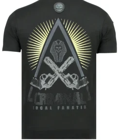 T-shirt Heren - Rebel Pharaoh - Zwart