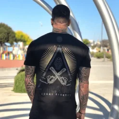 T-shirt Heren - Rebel Pharaoh - Zwart