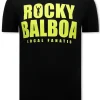 T-shirt Heren - Rocky Balboa - Zwart
