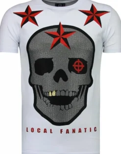 T-shirt Heren - Rough Player - Wit