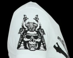 T-shirt Heren - Savage Samurai - Wit