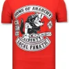 T-shirt Heren - Sons Of Anarchy - Rood