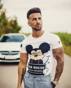 T-shirt Heren - State Prison - Wit