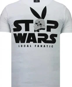 T-shirt Heren - Stormbitch - Wit