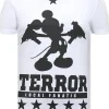 T-shirt Heren - Terror Mouse - Wit