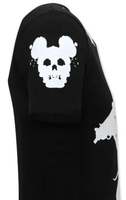 T-shirt Heren - Terror Mouse - Zwart