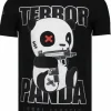 T-shirt Heren - Terror Panda - Zwart