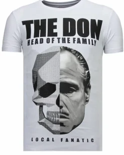 T-shirt Heren - The Don Skull - Wit