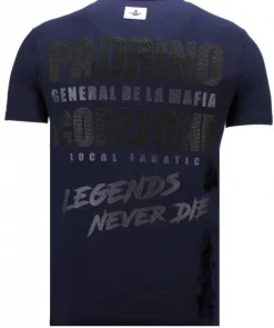 T-shirt Heren - The Don Skull - Blauw