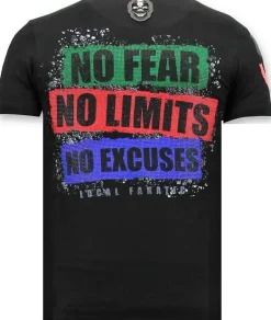 T-shirt Heren - The Joker Chaos - Zwart