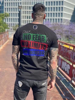 T-shirt Heren - The Joker Chaos - Zwart