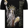 T-shirt Heren - The Rebel - Zwart